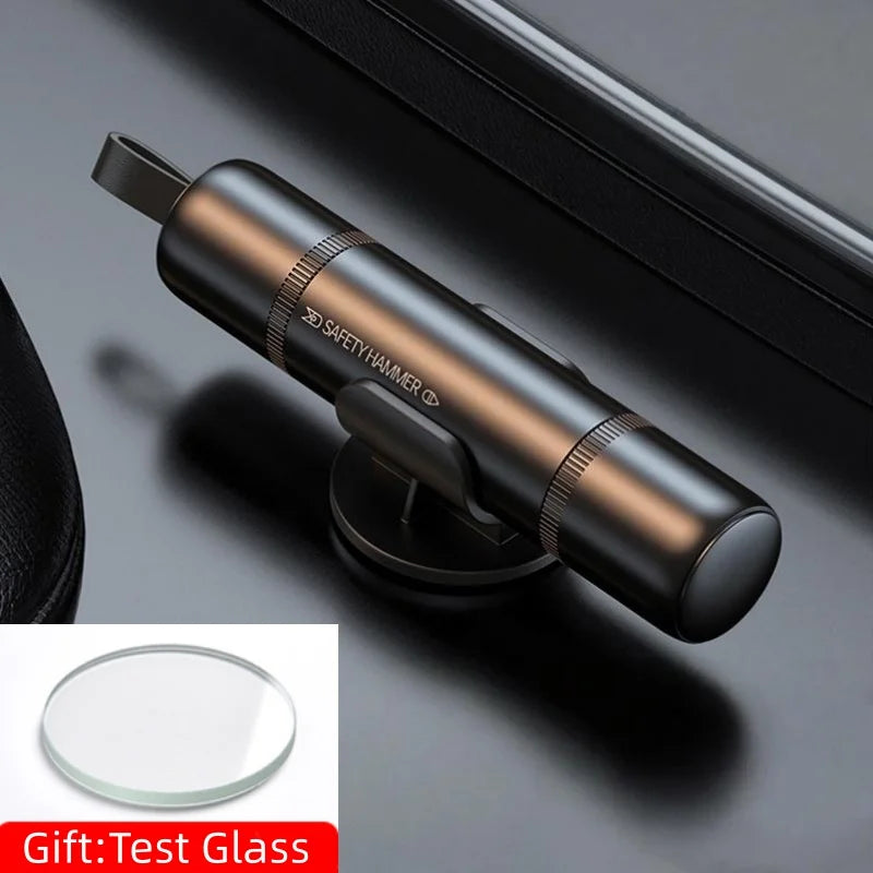Car Escape Tool - 2-in-1 Window Breaker & Seatbelt Cutter