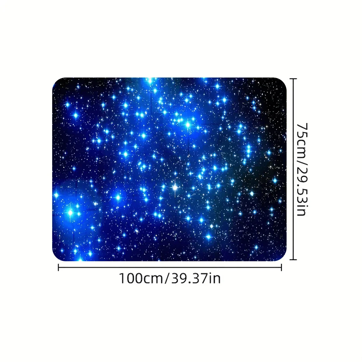 1pc Universal Car Trunk Mat with Blue Starry Sky Patterned Storage Mat for Car Trunks, Designed to Be Both Simple And Stylish