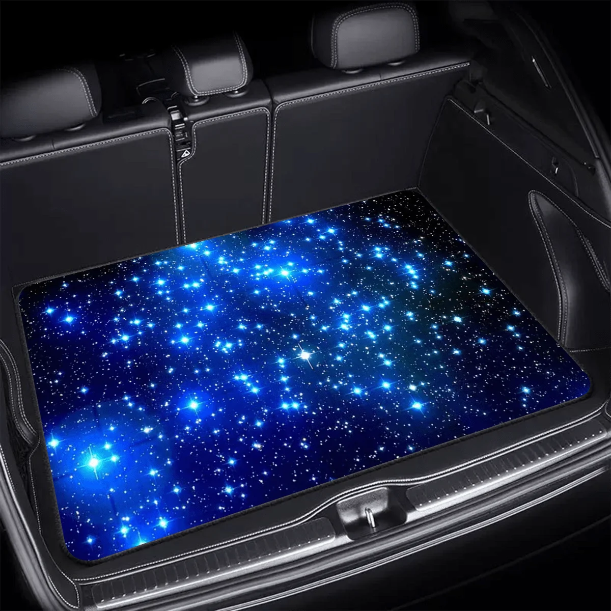1pc Universal Car Trunk Mat with Blue Starry Sky Patterned Storage Mat for Car Trunks, Designed to Be Both Simple And Stylish