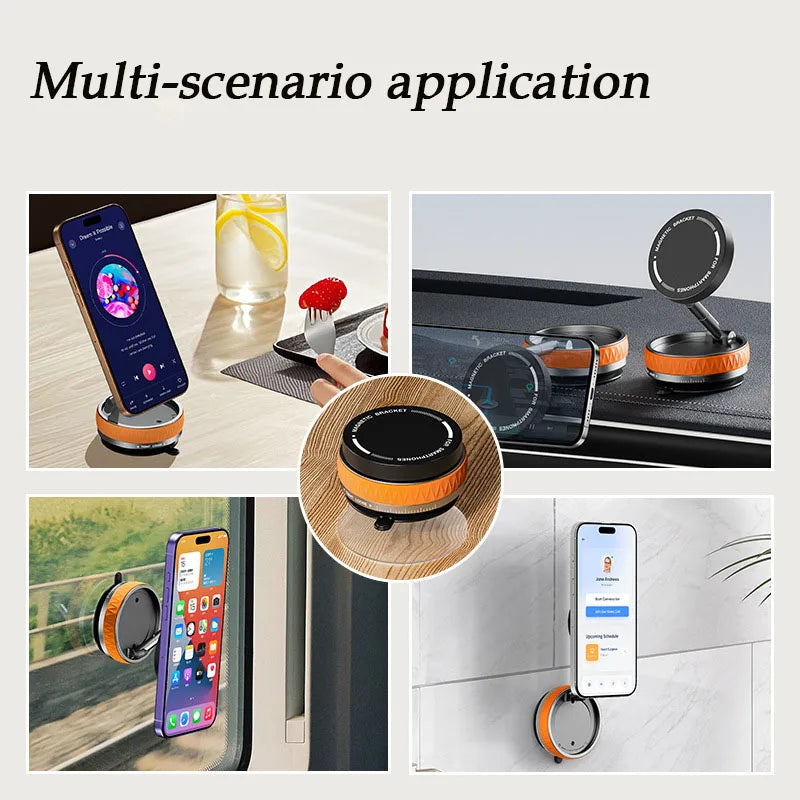 Car Magsafe Phone Holder,360° Adjustable Car Phone Mount,for iPhone and All smartphones