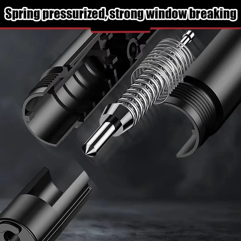 Car Escape Tool - 2-in-1 Window Breaker & Seatbelt Cutter