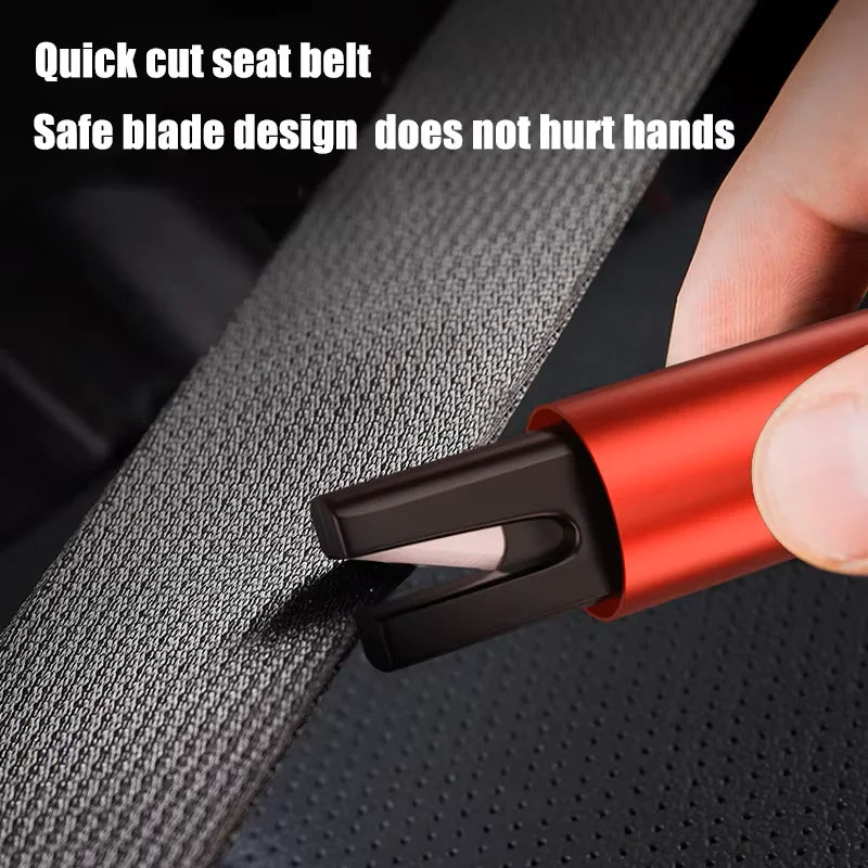 Car Escape Tool - 2-in-1 Window Breaker & Seatbelt Cutter