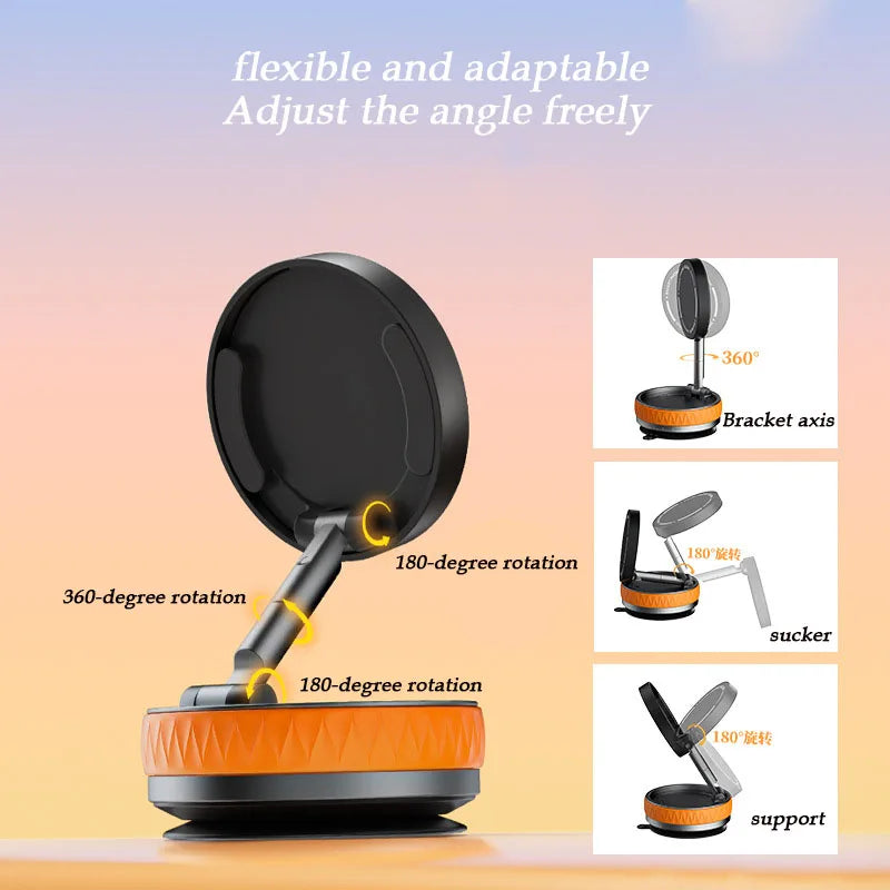Car Magsafe Phone Holder,360° Adjustable Car Phone Mount,for iPhone and All smartphones