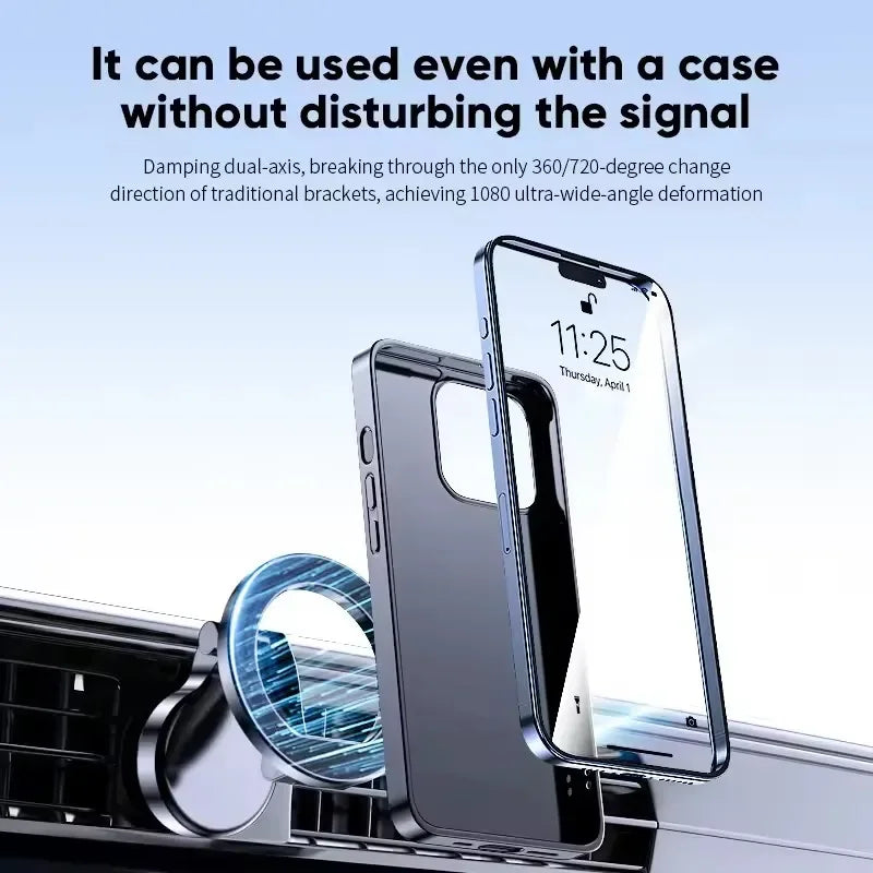 Magnetic Magsafe Car Phone Holder For Vehicles Mobile Support For Car Cell Phone Holder in Car For phone 16 15 14 Pro Max Plus